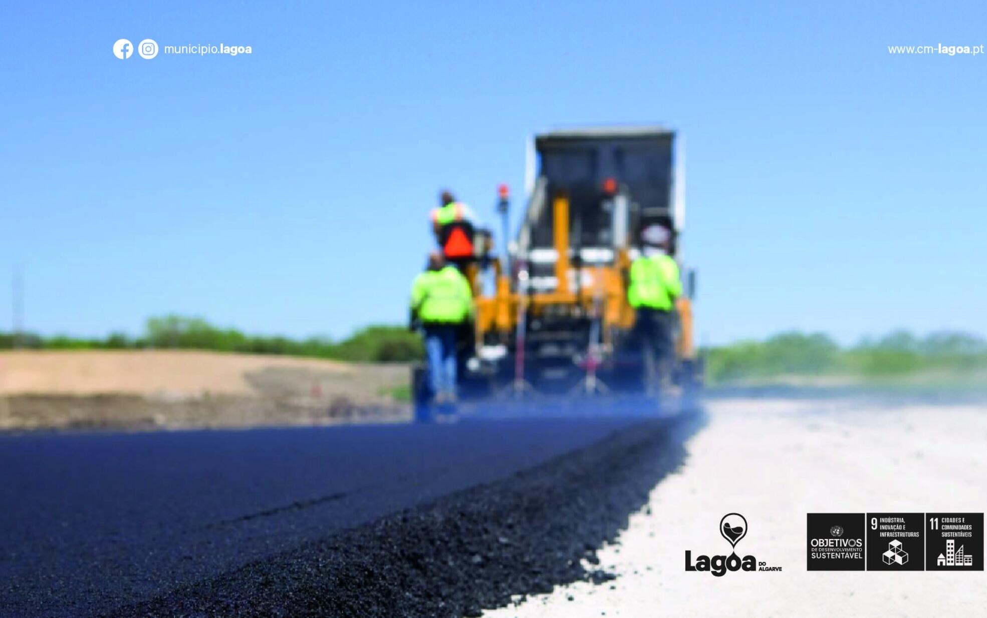 Município de Lagoa inicia a repavimentação de várias estradas e ruas do concelho