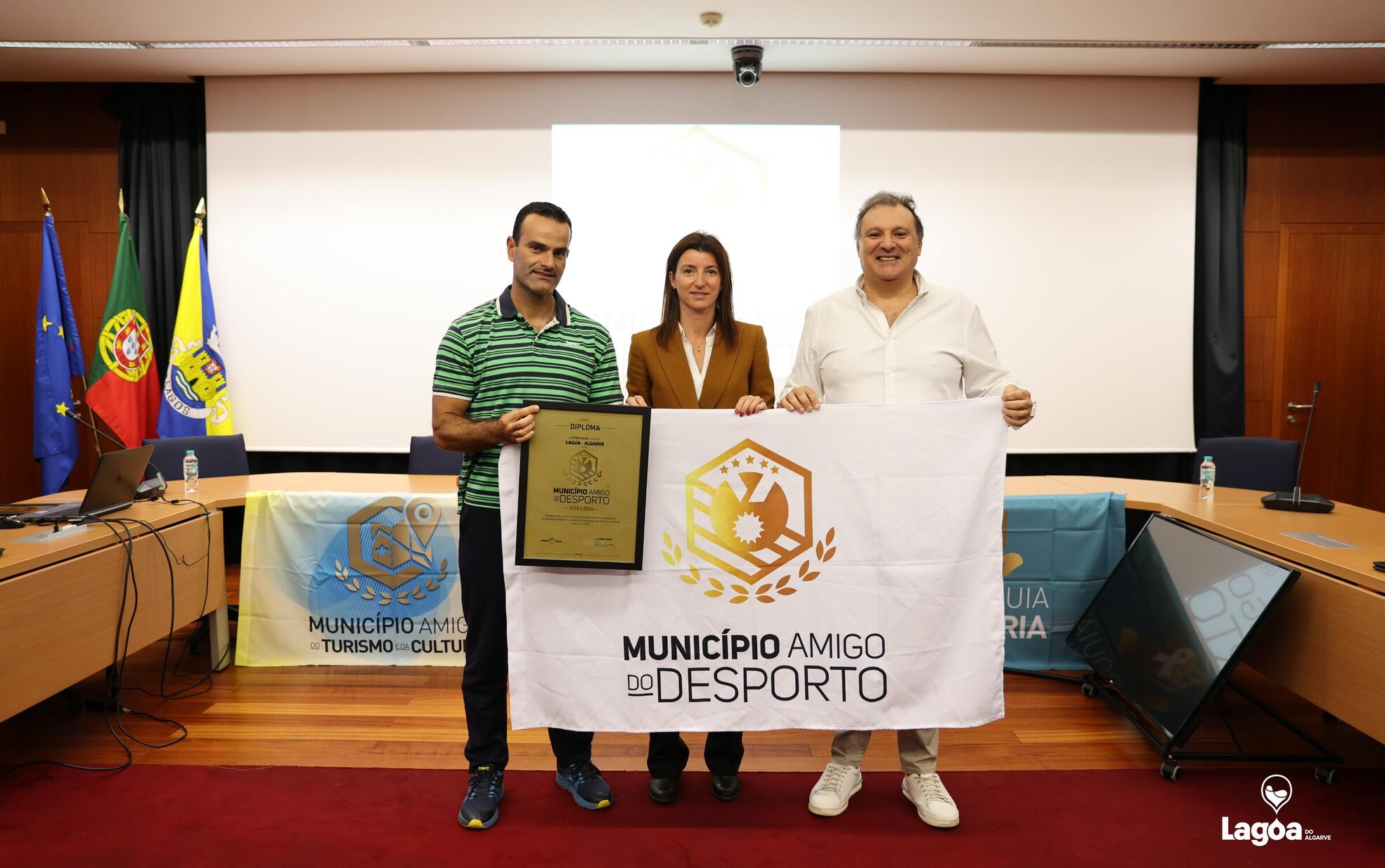 Município de Lagoa recebe Galardão do Programa Municípios Amigos do Desporto 2024