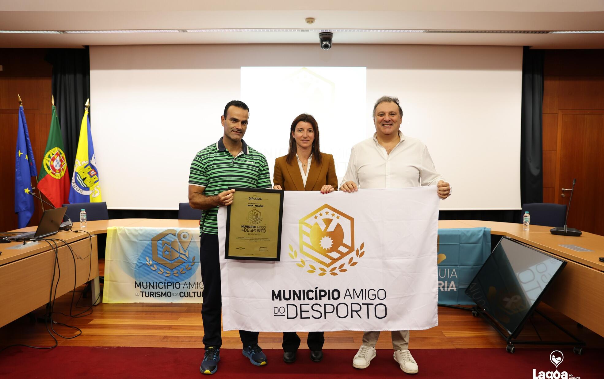 Município de Lagoa recebe Galardão do Programa Municípios Amigos do Desporto 2024