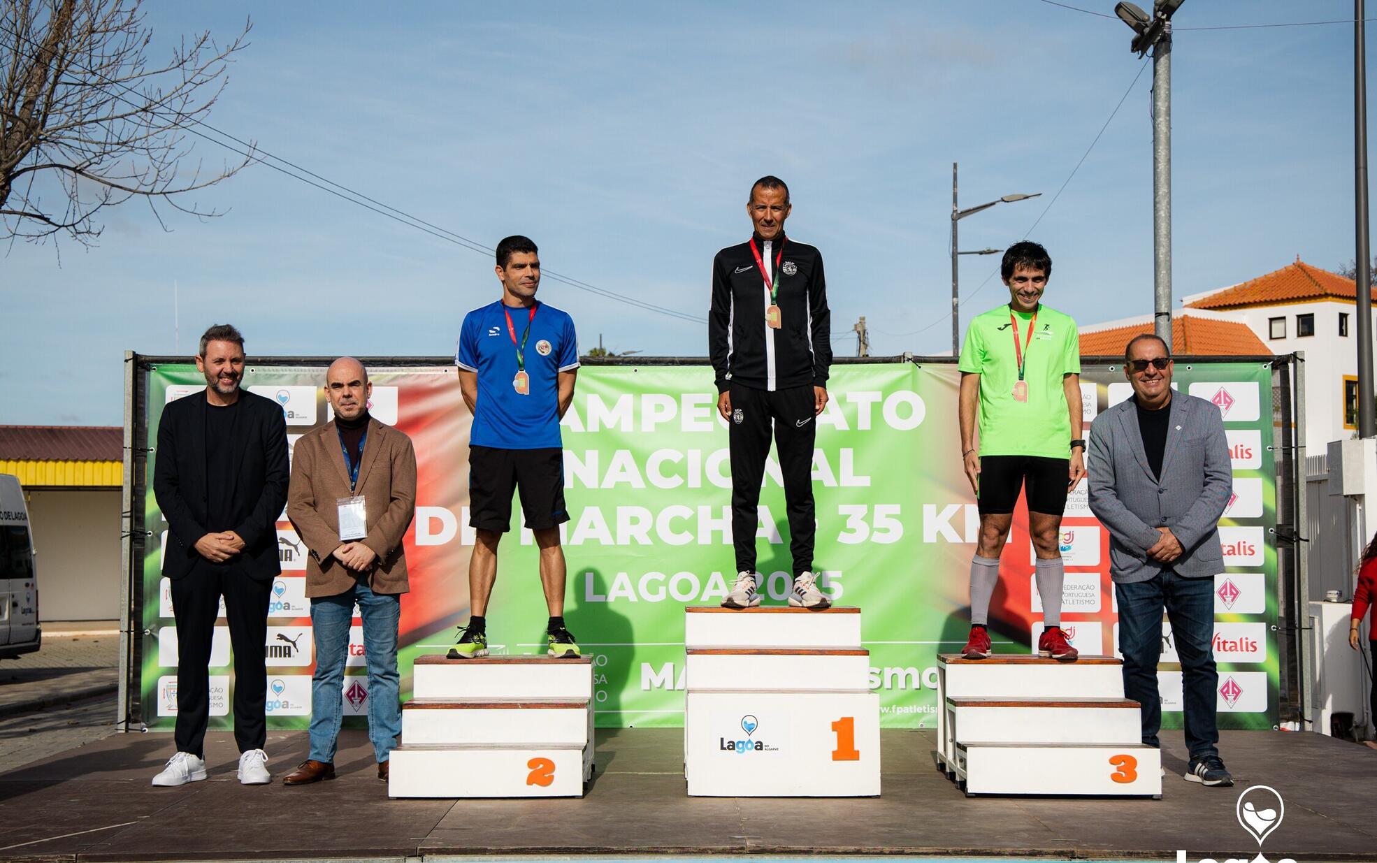 João Vieira e Vitória Oliveira dominam os Campeonatos Nacionais de Marcha Atlética em Lagoa