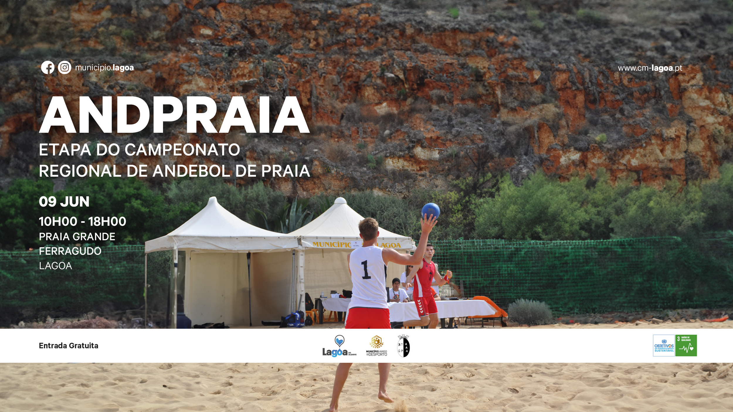  "AndPraia" Etapa do campeonato regional de andebol de praia