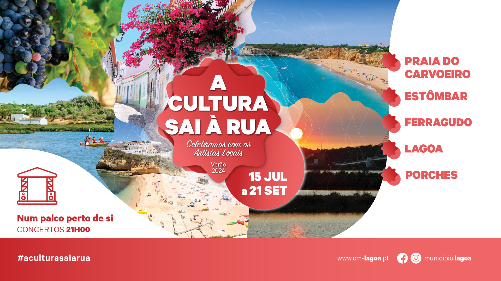 "A Cultura Sai à Rua - Celebramos com os Artistas Locais" - Verão 2024