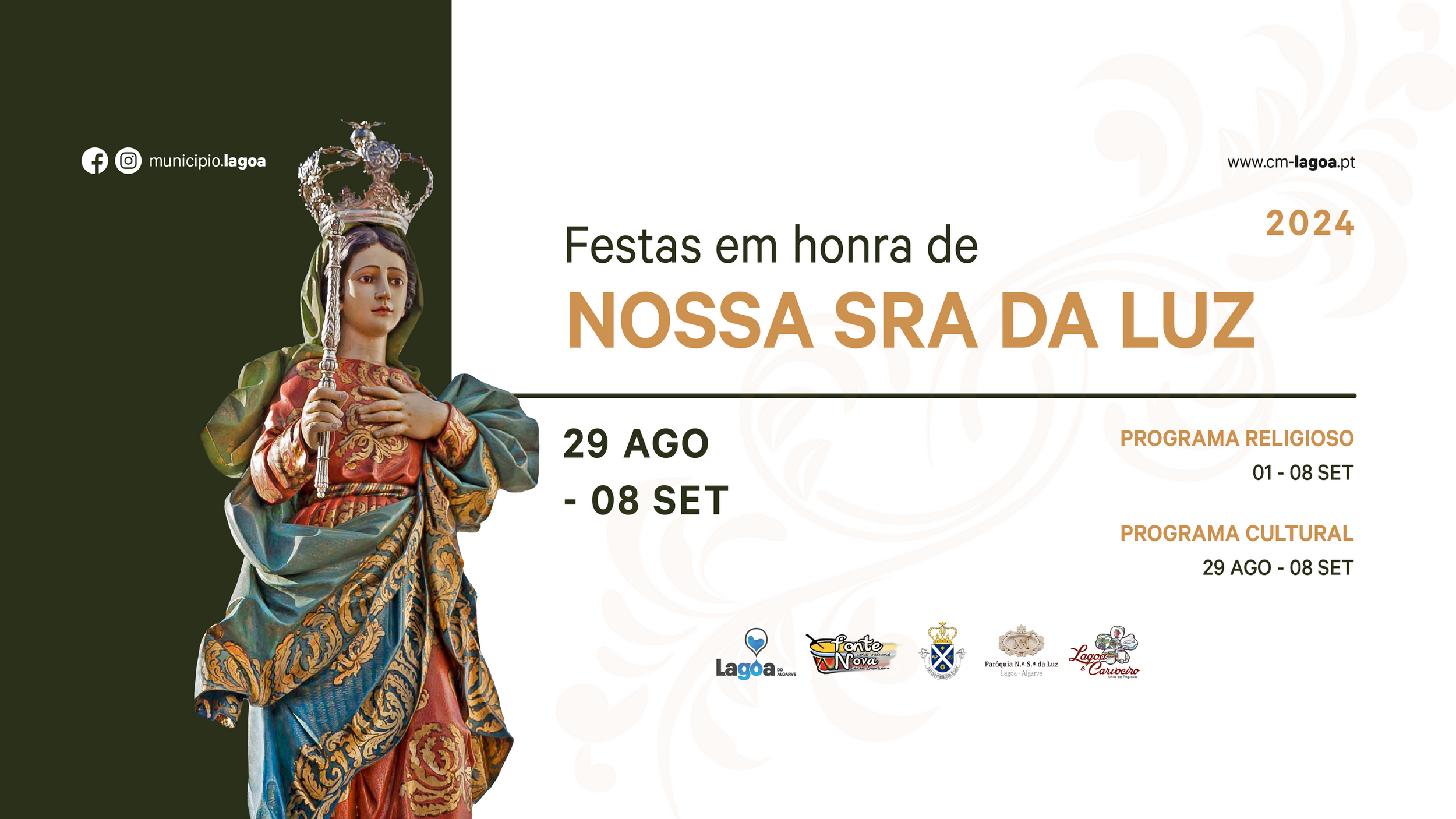 Comemorações do Feriado Municipal de Lagoa | Festas em Honra da Nossa Senhora da Luz