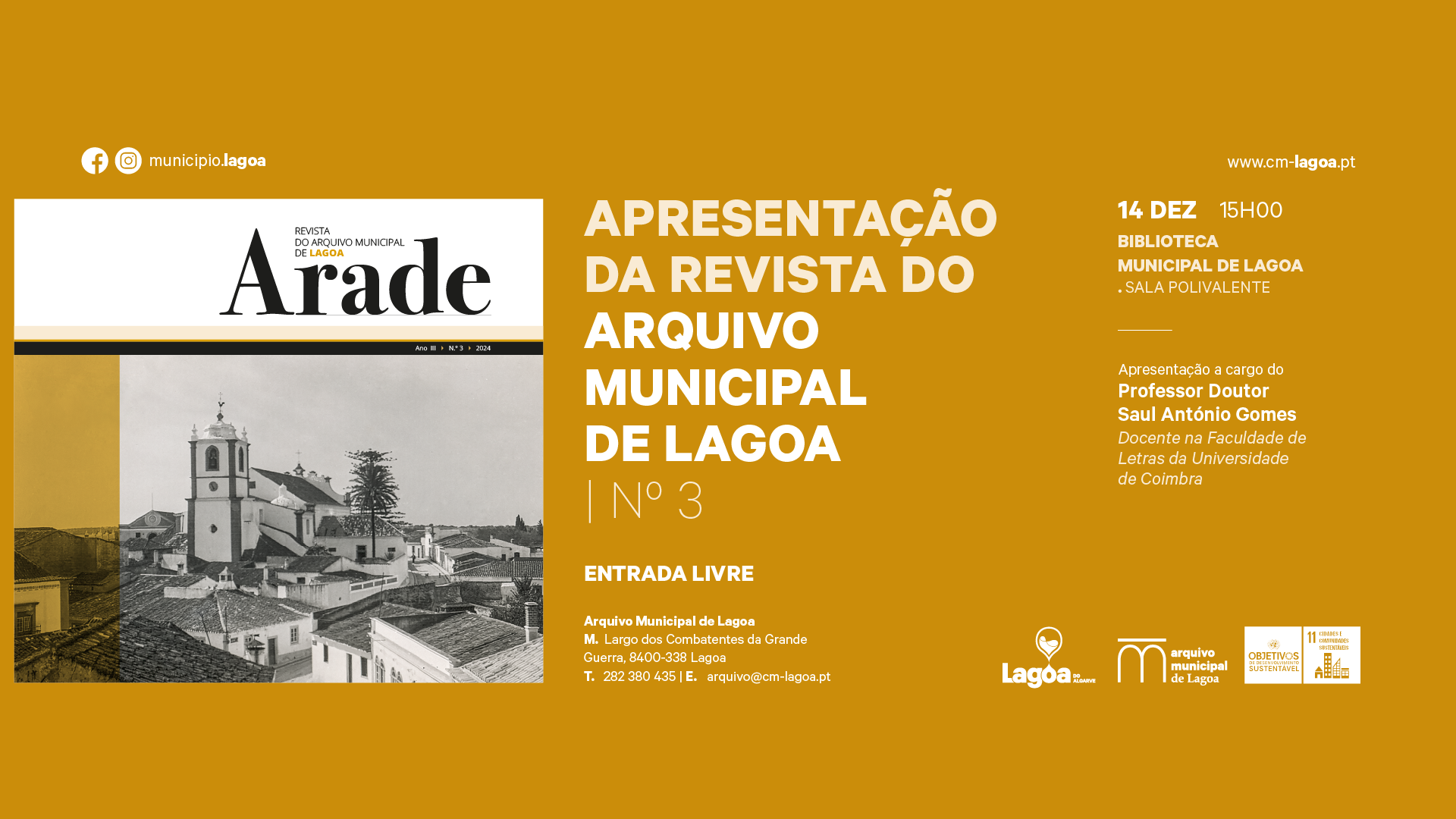 Arade. Revista do Arquivo Municipal de Lagoa | N.º 3 (2024)