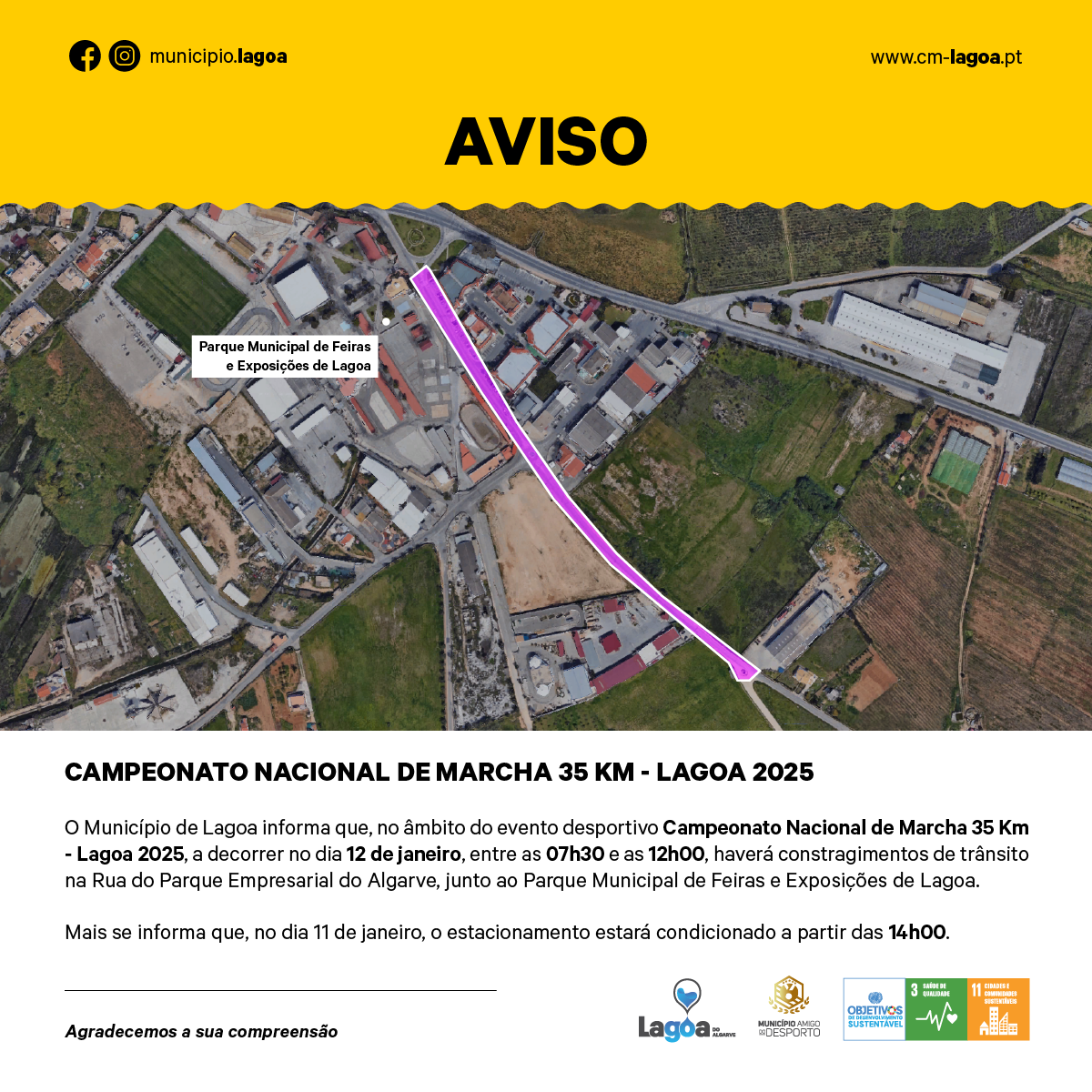 Trânsito Condicionado | Campeonatos Nacionais de Marcha 35 km - Lagoa 2025