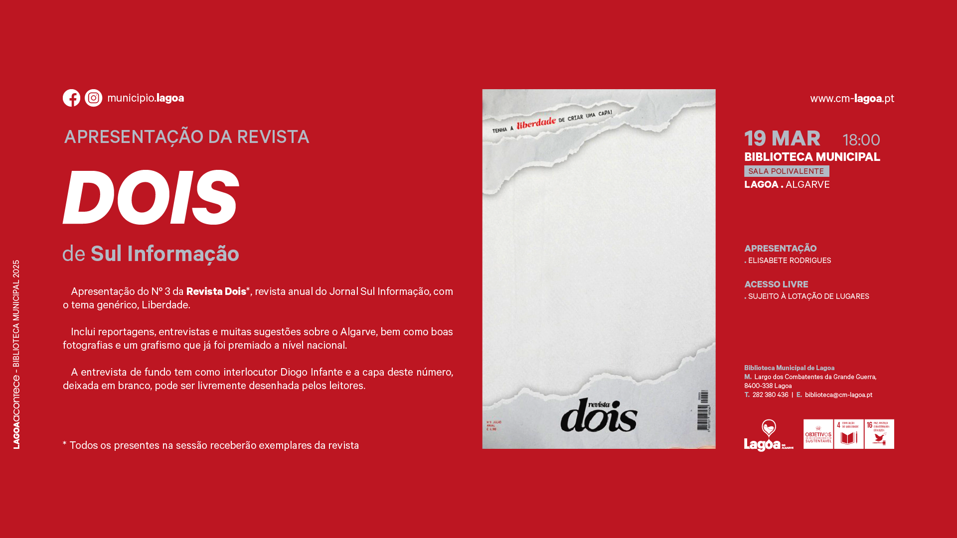 Apresentação de Revista | Dois | Jornal Sul Informação