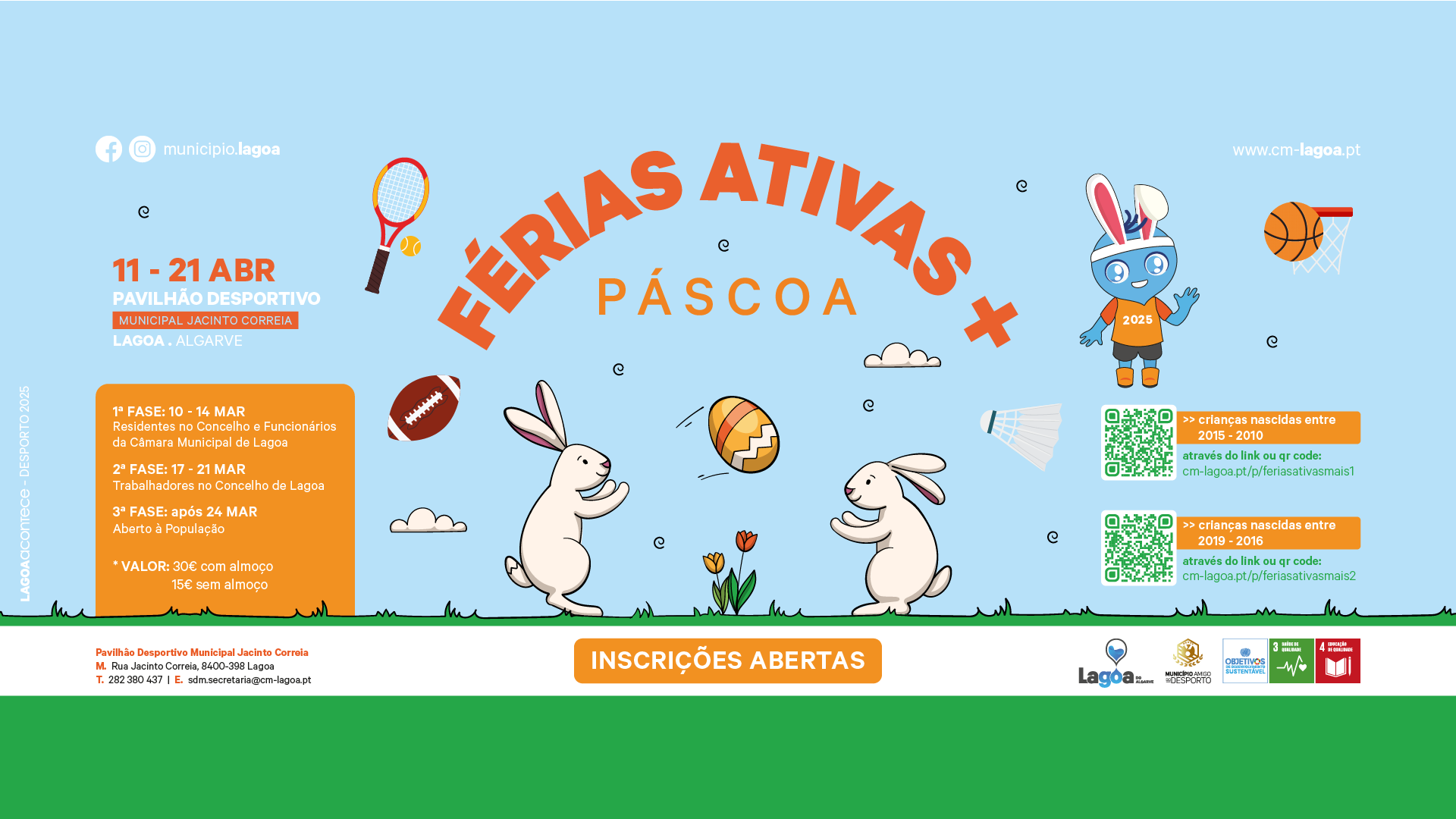 Férias Ativas+ Páscoa