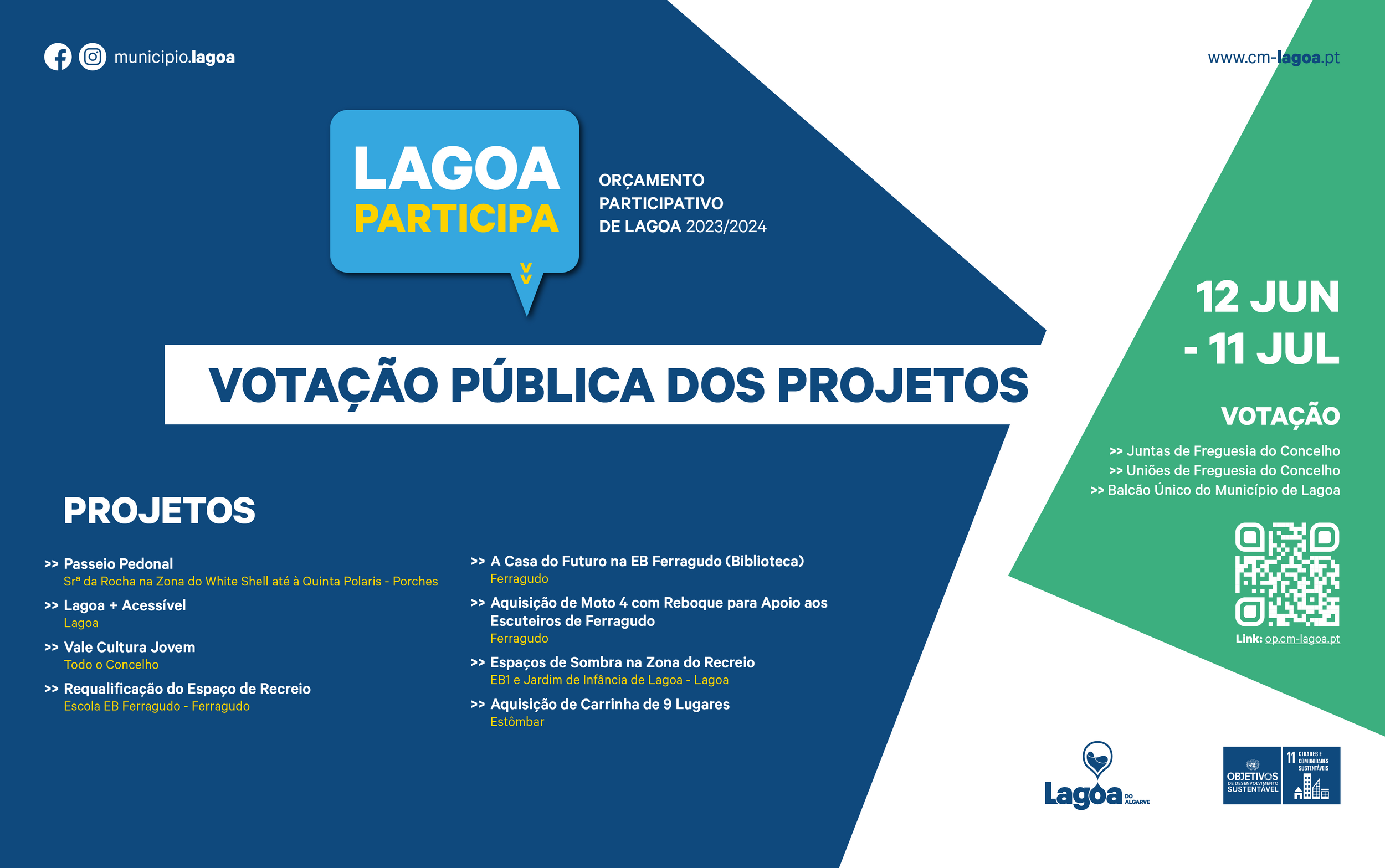 8ª edição do Orçamento Participativo de Lagoa 