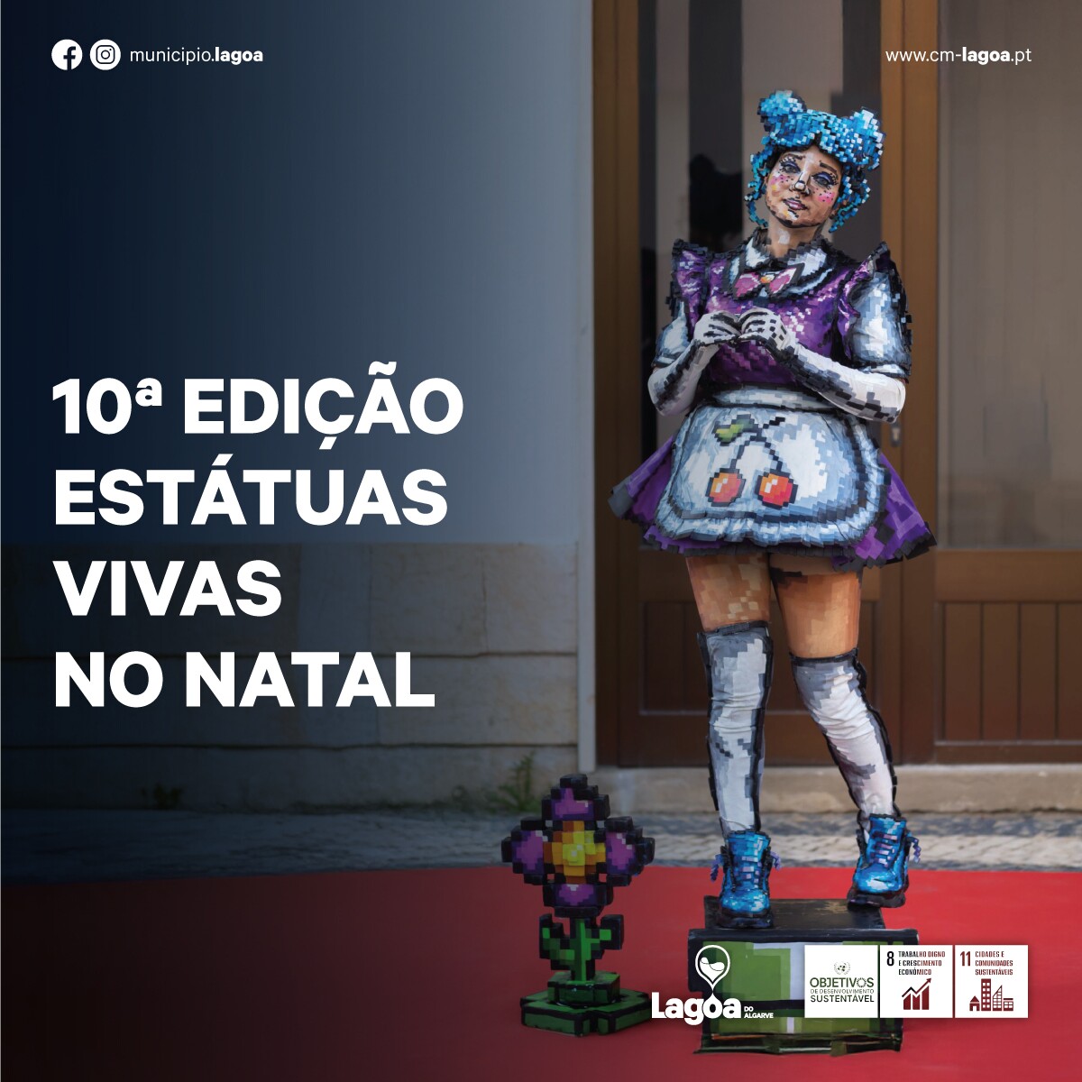 Lagoa Celebra a 10ª Edição das “Estátuas Vivas no Natal” com Arte e Emoção