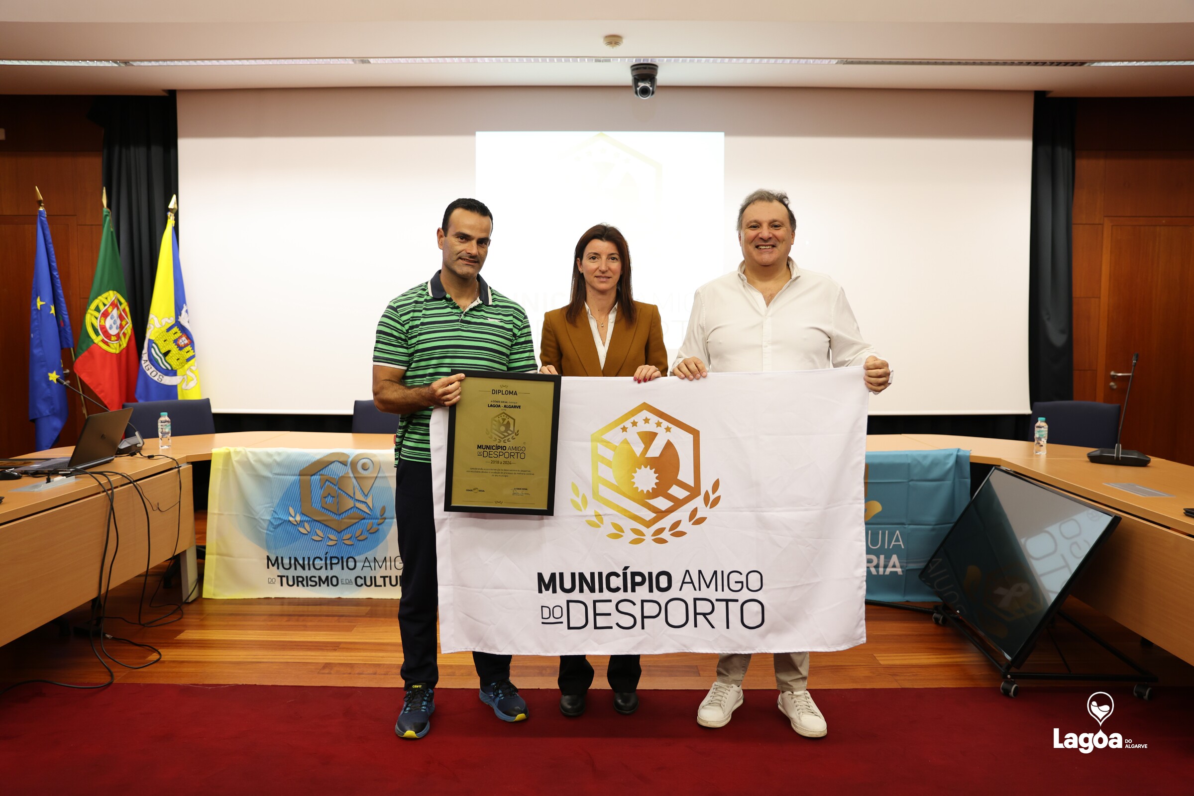 Município de Lagoa recebe Galardão do Programa Municípios Amigos do Desporto 2024